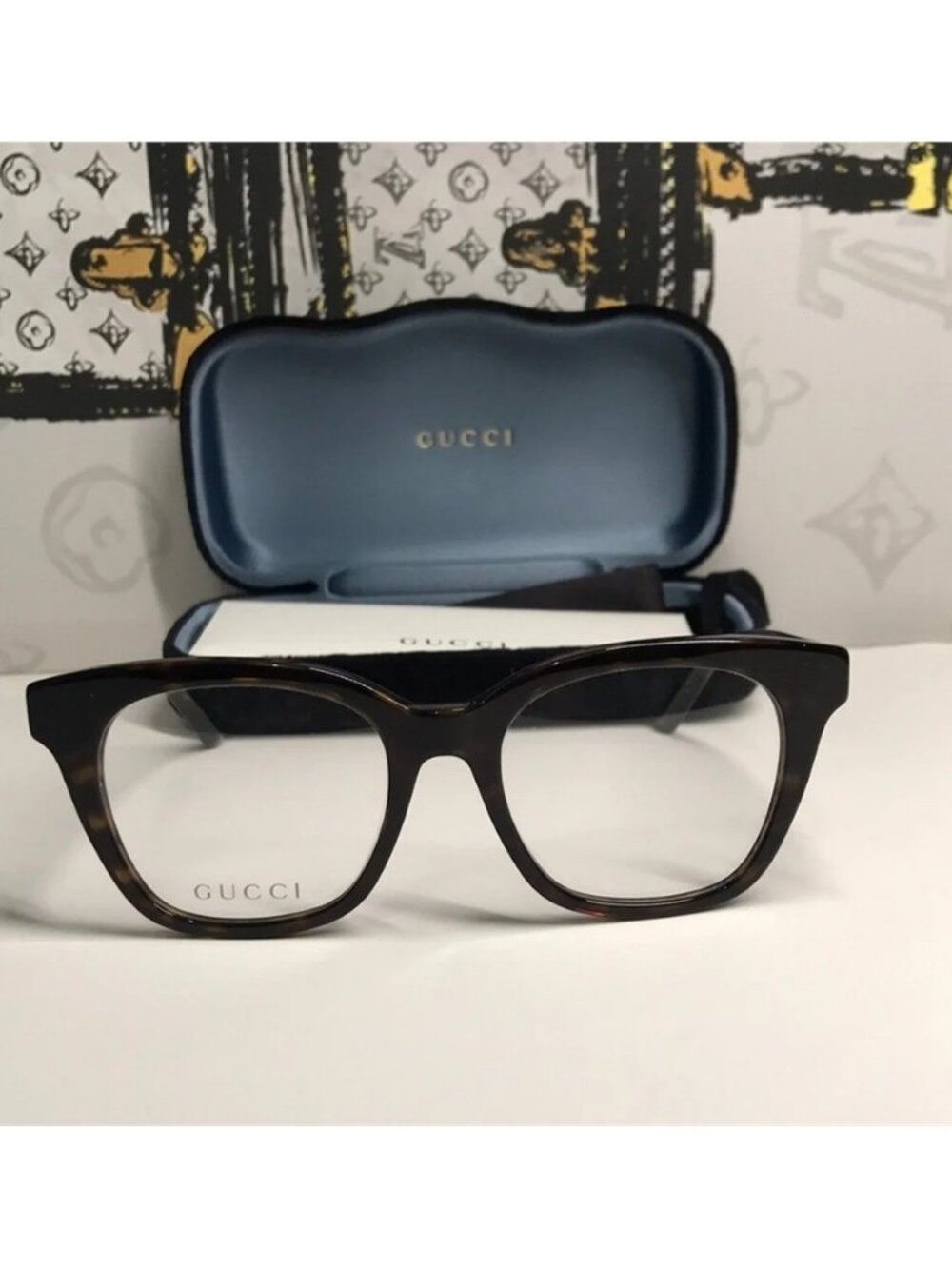 Luxury New Authentic Gucci GG0349O 006 Eyeglasses - Picture 9 of 14
